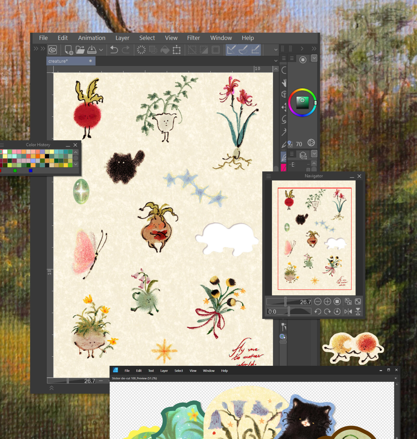 Collection of Another World Creature