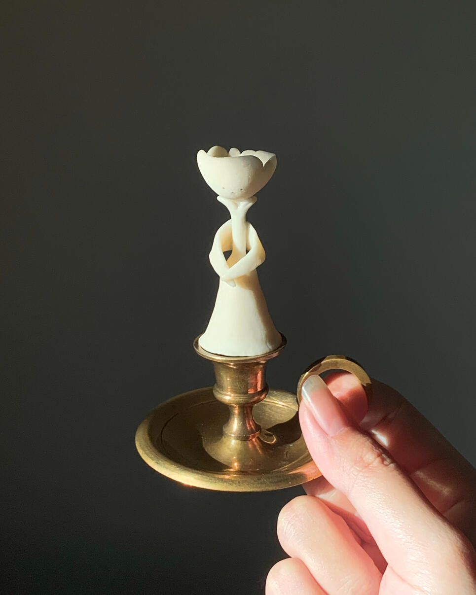 Fairy &amp; Candleholder